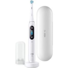 Oral-B iO Series 8 Elektrisk tandbørste Hvid køb billigt online shopping tilbud