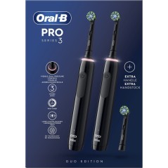 Oral-B PRO 3 3900 Duopack Black Edition JAS 22 køb billigt online shopping tilbud