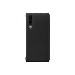 Huawei P30 PU Wallet Black køb billigt online shopping tilbud