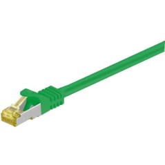 Patchkabel RJ45 S/FTP Cat7 2.00m grün køb billigt online shopping tilbud