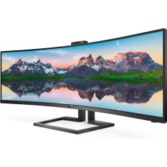 Philips Brilliance P-line 499P9H 49 5120 x 1440 (UltraWide) HDMI DisplayPort USB-C 60Hz Dockingskærm køb billigt online shopping tilbud