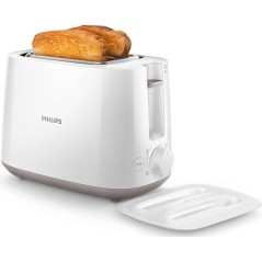 Philips Daily Collection HD2582 Brødrister Hvid køb billigt online shopping tilbud