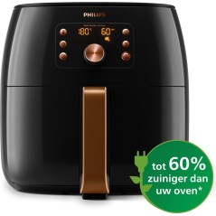 Philips Premium Collection HD9867 Airfryer XXL Airfryer 2.2kW Dyb sort/kobber køb billigt online shopping tilbud