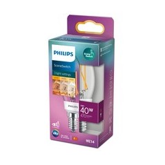 Philips SceneSwitch LED-lyspære 5W F 470lumen 2200/2500/2700K Varm hvid/flammelys køb billigt online shopping tilbud