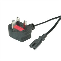 Value Power Cable Black 1.8 M Bs køb billigt online shopping tilbud