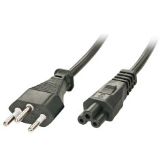 Lindy Power Cable Black 2 M C5 køb billigt online shopping tilbud