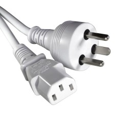 Roline Power Cable White 6 M Dk-Edb køb billigt online shopping tilbud