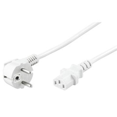 MicroConnect Power Cord 5m White IEC320 køb billigt online shopping tilbud