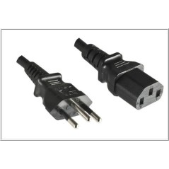 MicroConnect Power Cord Brazil to C13 1.8m køb billigt online shopping tilbud