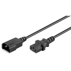 MicroConnect Power Cord C13-C14 10m Black køb billigt online shopping tilbud