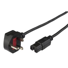 MicroConnect Power Cord UK - C15 2m Black køb billigt online shopping tilbud