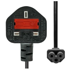 ProXtend Power Cord UK to C5 Angled 2M køb billigt online shopping tilbud