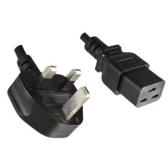 MicroConnect Power Cord UK Type G - C19 køb billigt online shopping tilbud