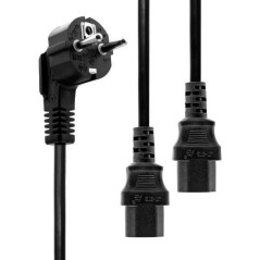 MicroConnect Power Y-Cord 1.8m Black IEC320 køb billigt online shopping tilbud