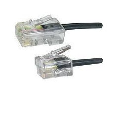 MicroConnect RJ11-RJ45 5M M/M Black køb billigt online shopping tilbud