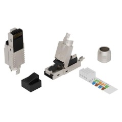 Lanview RJ45 FTP plug Cat6a for køb billigt online shopping tilbud