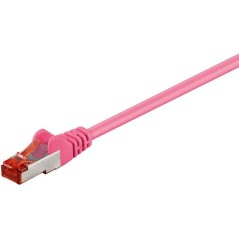 MicroConnect S/FTP CAT6 2m Pink LSZH køb billigt online shopping tilbud