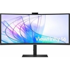 Samsung ViewFinity S6 S34C652VAU 34 3440 x 1440 (UltraWide) HDMI DisplayPort USB-C 100Hz Dockingskærm køb billigt online shopping tilbud