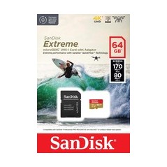 SanDisk Extreme microSDXC 64GB 170MB/s køb billigt online shopping tilbud