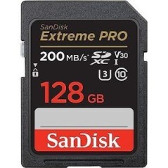 SanDisk Extreme PLUS SDXC 128GB 190MB/s køb billigt online shopping tilbud