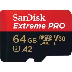 SanDisk Extreme Pro microSDXC 64GB 200MB/s køb billigt online shopping tilbud