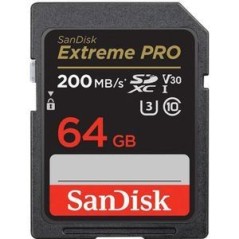 SanDisk Extreme Pro SDXC 64GB 200MB/s køb billigt online shopping tilbud