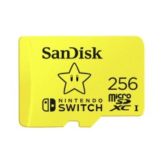 SanDisk Nintendo Switch microSDXC 256GB 100MB/s køb billigt online shopping tilbud