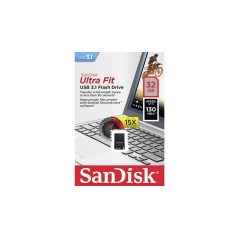 SanDisk Ultra Fit 32GB USB 3.1 Sort køb billigt online shopping tilbud