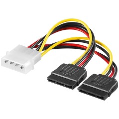 MicroConnect SATA Power 4pin-2x15pin 0