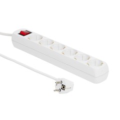 ProXtend Schuko Power Strip 6-way 5M køb billigt online shopping tilbud