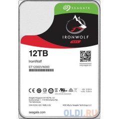 Seagate IronWolf Harddisk ST12000VN0008 12TB 3.5 SATA-600 7200rpm køb billigt online shopping tilbud