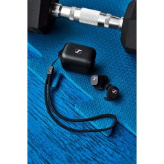 Sennheiser SPORT True Wireless Trådløs Ægte trådløse øretelefoner Sort køb billigt online shopping tilbud