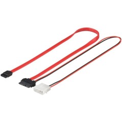 MicroConnect Slim/Mini SATA to SATA + Power køb billigt online shopping tilbud