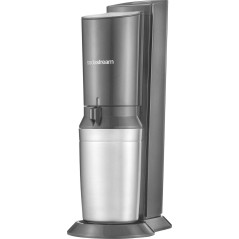 SodaStream Crystal 3.0 Sodavandsmaskine Sort inkl. glas flaske køb billigt online shopping tilbud