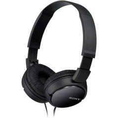 Sony MDR ZX110 Kabling Hovedtelefoner Sort køb billigt online shopping tilbud