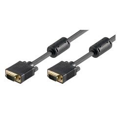 MicroConnect SVGA HD15 1m M-M w.ferrit core køb billigt online shopping tilbud