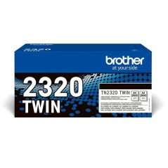 Toner Brother TN-2320 TWIN Black køb billigt online shopping tilbud