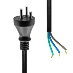 MicroConnect Type K Open End power cord køb billigt online shopping tilbud