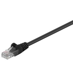 MicroConnect U/UTP CAT5e 0.25M Black PVC køb billigt online shopping tilbud