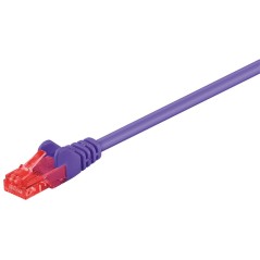 MicroConnect U/UTP CAT6 0.20M Purple LSZH køb billigt online shopping tilbud