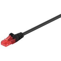 MicroConnect U/UTP CAT6 0.25M Black PVC køb billigt online shopping tilbud