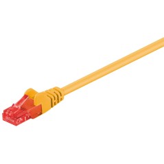 MicroConnect U/UTP CAT6 0.25M Yellow PVC køb billigt online shopping tilbud