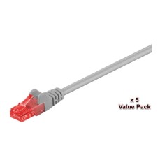 MicroConnect U/UTP CAT6 15M GREY 5 PACK køb billigt online shopping tilbud