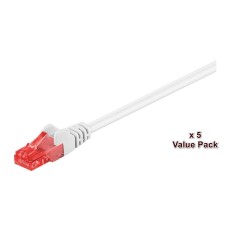 MicroConnect U/UTP CAT6 15M White 5 PACK køb billigt online shopping tilbud