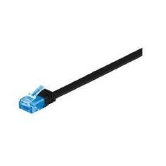 MicroConnect U/UTP CAT6A 2M Black Flat køb billigt online shopping tilbud