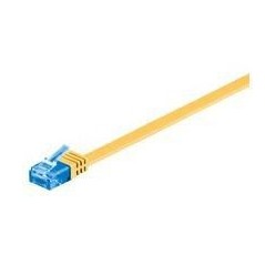 MicroConnect U/UTP CAT6A 3M Yellow Flat køb billigt online shopping tilbud