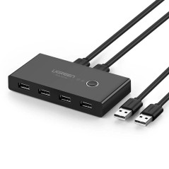 Ugreen USB sharing switch til periferiudstyr 4 porte USB køb billigt online shopping tilbud