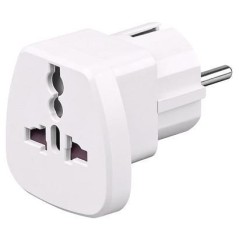 MicroConnect Universal Travel adapter white køb billigt online shopping tilbud