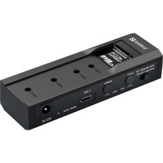 Sandberg USB-3 Cloner+Dock M2+NVMe+SATA køb billigt online shopping tilbud