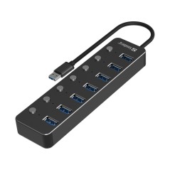 Sandberg USB 3.0 Hub 7 Ports køb billigt online shopping tilbud